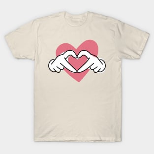 Gloves Heart T-Shirt